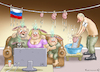 Cartoon: GEHIRNWÄSCHE (small) by marian kamensky tagged putins,bescherung,ukraine,provokation,swift,nato,osterweiterung