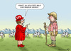 Cartoon: HORST TRUMP (small) by marian kamensky tagged eu,flüchtlinge,asyl,politik,willkommenskultur,terrorismus,heidenau,horst,seehofer,bayern