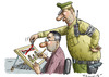 Cartoon: Humorpolizei (small) by marian kamensky tagged polizei,zensur,pressefreiheit,einschränkungen