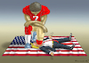 Cartoon: HURENSOHN TRUMP (small) by marian kamensky tagged obama,trump,präsidentenwahlen,usa,baba,vanga,republikaner,inauguration,demokraten,wikileaks,faschismus