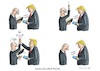Cartoon: INAUGURATION (small) by marian kamensky tagged obama,trump,präsidentenwahlen,usa,baba,vanga,republikaner,inauguration,demokraten,wikileaks,faschismus