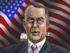 Cartoon: John Boehner (small) by marian kamensky tagged john boehner tea party time republicans obama usa pleite