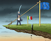 Cartoon: KAMIKAZE ITALIEN (small) by marian kamensky tagged lega,nord,italien,fünf,sterne,bewegung,populismus,kommunismus,nationalismus