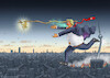 Cartoon: KING KONG (small) by marian kamensky tagged musk,trump,zuckerberg,bezos,felon,and,elon,in,panama,zölle,diktator,selenskyj,putin,ukraine,usa,tesla,los,angeles,deportationen,doge