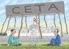Cartoon: KURZ UND STRACHE MIT CETA-RACHE (small) by marian kamensky tagged kkk,monarchie,babis,strache,kurz,orban,kopftuchverbot,populismus,kazsynski