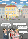 Cartoon: KURZTRIPP IN BRAUNAU (small) by marian kamensky tagged nationalratswahlen,in,österreich,kurz,kern,strache