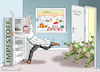 Cartoon: LAUTERBACH MACHT INVENTUR (small) by marian kamensky tagged curevac,testzentren,corona,impfung,pandemie,booster,omikron,lauterbach,impfpflicht
