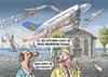 Cartoon: Lufthansa Streik (small) by marian kamensky tagged lufthansa,streik,piloten,malaysia