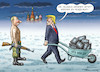Cartoon: MAKE ALASKA RUSSIAN AGAIN (small) by marian kamensky tagged obama,trump,präsidentenwahlen,usa,baba,vanga,republikaner,inauguration,demokraten,faschismus