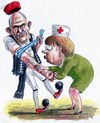 Cartoon: Merkel - Papandreu (small) by marian kamensky tagged humor