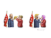 Cartoon: MERKEL BESUCHT ERDOGAN (small) by marian kamensky tagged cumhuriyet erdogan pressefreiheit türkei merkel