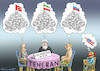 Cartoon: MÖRDERISCHES TREFFEN (small) by marian kamensky tagged idlib,putin,assad,trump,erdogan,rouhani