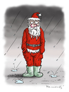 Cartoon: Nassgruss aus Wien (small) by marian kamensky tagged santa,claus,greece,financial,crisis,christmas,euro