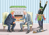 Cartoon: NETANYAHU IN WASHINGTON (small) by marian kamensky tagged netanyahu,in,washington,gaza,israel,hamas