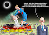 Cartoon: NICHT FEIND-POLITISCHE KONKURENZ (small) by marian kamensky tagged afd,ist,die,stätkste,kraft,merz,weidel,faschismus