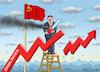 Cartoon: NULL COVID UND NULL STATISTIK (small) by marian kamensky tagged null,covid,und,statistik,china