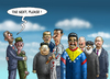 Cartoon: OBAMAS NEUE FREUNDE (small) by marian kamensky tagged obama,castro,cuba,embargo,putin,diktatoren