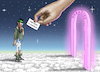 Cartoon: PAGER-BONUS (small) by marian kamensky tagged jungfrauengeile,hisbollah,pager,mossad,hamas