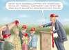 Cartoon: PARTEITAG DES GELIEBTEN FÜHRERS (small) by marian kamensky tagged us,wahlen,joe,biden,trump,corona,goodyear