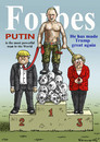 Cartoon: PUTIN AND THE FORBES MAGAZINE (small) by marian kamensky tagged putin and the forbes magazine