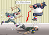 Cartoon: PUTINS GESOCKS ATTACKIERT SELENS (small) by marian kamensky tagged musk,trump,zuckerberg,bezos,felon,and,elon,in,panama,zölle,diktator,selenskyj,putin,ukraine,usa,vance