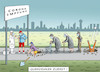 Cartoon: QUERDENKER ZUERST ! (small) by marian kamensky tagged coronavirus,epidemie,gesundheit,panik,stillegung,trump,impfstoff,pandemie