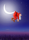 Cartoon: Santa is hanging (small) by marian kamensky tagged humor