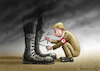 Cartoon: SEELENRUHIGER TRUMP (small) by marian kamensky tagged obama,trump,präsidentenwahlen,usa,baba,vanga,republikaner,inauguration,demokraten,wikileaks,faschismus