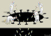 Cartoon: SISYPHOS ARBEIT (small) by marian kamensky tagged curevac,testzentren,corona,impfung,pandemie,booster,omikron,impfpflicht