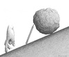 Cartoon: Sisyphus-Artist (small) by marian kamensky tagged humor