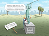 Cartoon: TRUMP UND ARNOLD PALMER (small) by marian kamensky tagged trump,und,der,hurrikan,milton,pennsylvania