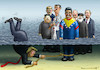 Cartoon: TRUMPMADURO (small) by marian kamensky tagged venezuela,maduro,trump,putin,revolution,oil,industry,socialism