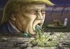 Cartoon: TRUMPS KOTZKABINETT (small) by marian kamensky tagged obama,trump,präsidentenwahlen,usa,baba,vanga,republikaner,email,affäre,fbi,demokraten,faschismus