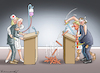 Cartoon: TV-DUELL BIDEN VS TRUMP (small) by marian kamensky tagged tv,duell,biden,vs,trump