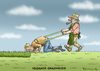 Cartoon: VEGANER GRASMÄHER (small) by marian kamensky tagged veganer,grasmäher