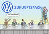 Cartoon: VW-ZUKUNFTSPACK (small) by marian kamensky tagged vw,passant,null,emissionen,zukunftspakt