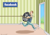 Cartoon: WAHLKAMPFSHELFER ZUCKERBERG (small) by marian kamensky tagged zuckerberg,facebook,social,media,mobbing,rassismus,g20