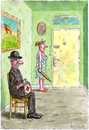 Cartoon: Waiting for the husband (small) by marian kamensky tagged humor