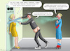 Cartoon: WELTWEITE FASCHISTEN EMPÖRT (small) by marian kamensky tagged bundesverfassungsgerichtschutz,höcke,afd,faschismus