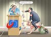 Cartoon: WUTFASCHISTEN-EU-WAHLKAMPF (small) by marian kamensky tagged eu,wahlen,afd,rechtsradikal,lügen,krah,korruption,spionage