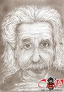 Cartoon: Albert Einstein (small) by corabiapiratilorgmailcom tagged caricaturi,desene,portrete,corabia,piratilor