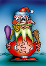 Cartoon: santa1212 (small) by Krzyskow tagged humor,normal,illustratione,winter,weihnachten,weihnachtsmann,religion,kultur,tradition