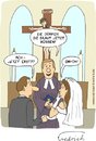 Cartoon: Jetzt erst? (small) by Fredrich tagged hochzeit,wedding