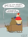 Cartoon: Was vergessen (small) by Fredrich tagged weihnachten,christmas,weihnachtsmann,santa,claus,vergessen,forget