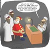 Cartoon: Weinachten bei den Taliban (small) by Fredrich tagged weihnachten christmas weihnachtsmann santa claus taliban