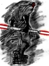 Cartoon: MAUL (small) by sahin tagged maul darth aka badass star wars sith lord sci fic lightsaber double