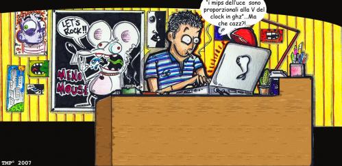 Cartoon: what... (medium) by buddybradley tagged me,illustration,colour,computer,apple,language,understand,mouse,disney,cartoon