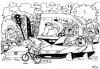 Cartoon: crasheads (small) by buddybradley tagged black,and,white,underground,bmx,crazy,comic,cartoon,urban,illustration