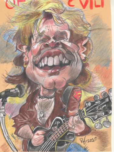 Cartoon: Jon Bon Jovi. (medium) by RoyCaricaturas tagged jon,bon,jovi,music,rock,roll,cartoon
