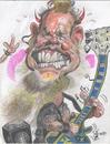 Cartoon: James Hetfield smile (small) by RoyCaricaturas tagged james hetfield metallica rock roll music artist